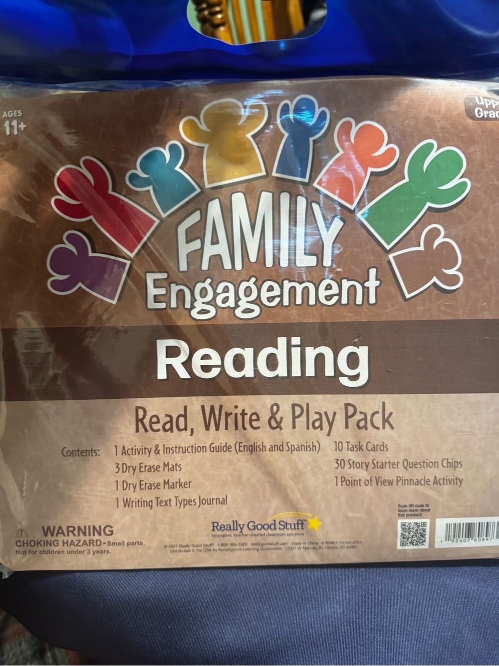 Family Engagement Reading - Read Write & Play Activity Pack Teach Upper Grades